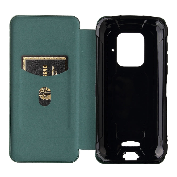 For Doogee S59 / S59 Pro Carbon Fiber Texture Horizontal Flip TPU + PC + PU Leather Case with Card Slot