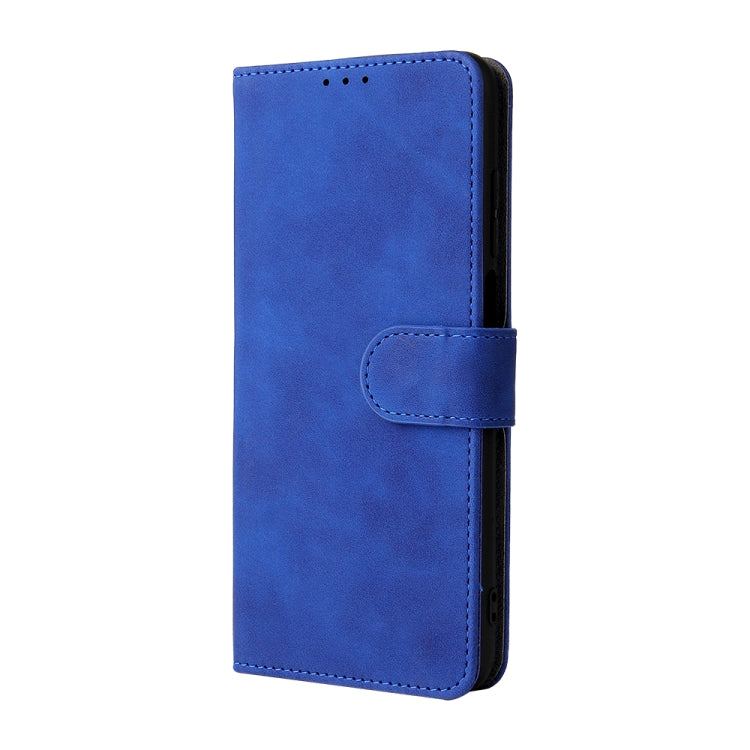 For Doogee N40 Pro Solid Color Skin Feel Magnetic Buckle Horizontal Flip PU Leather Case with Holder & Card Slots & Wallet