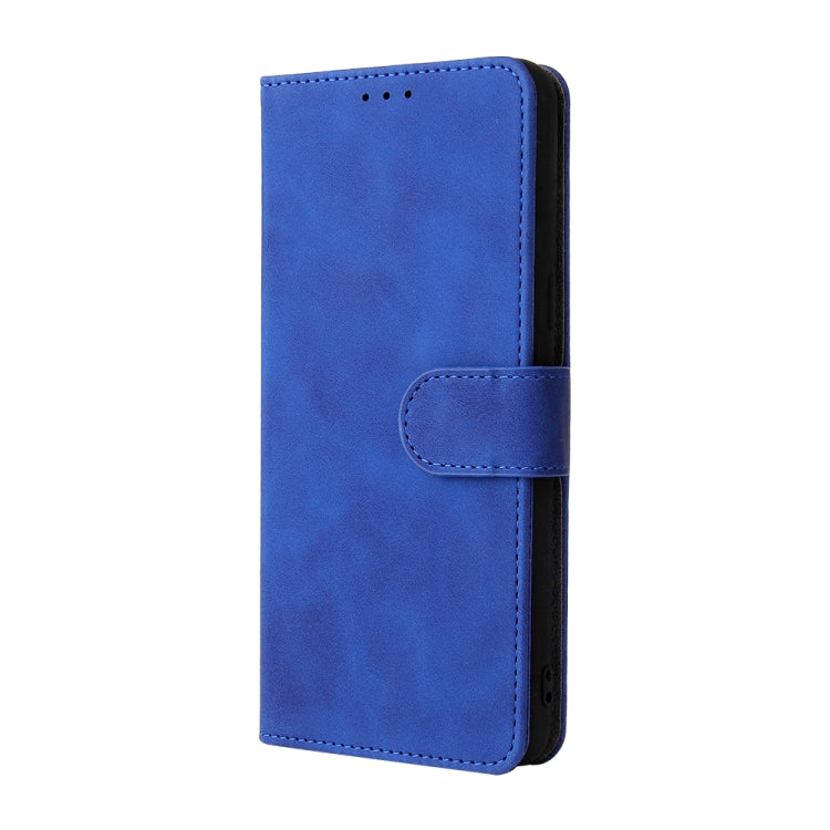 For HTC Desire 20+ Solid Color Skin Feel Magnetic Buckle Horizontal Flip PU Leather Case with Holder & Card Slots & Wallet