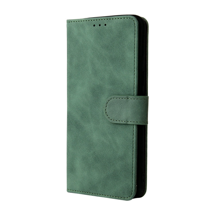 For HTC Desire 20+ Solid Color Skin Feel Magnetic Buckle Horizontal Flip PU Leather Case with Holder & Card Slots & Wallet
