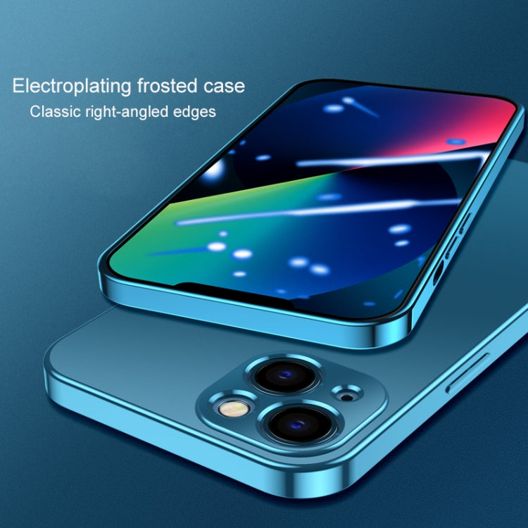 For iPhone 13 Pro Electroplated Edge Frosted TPU Shockproof Case