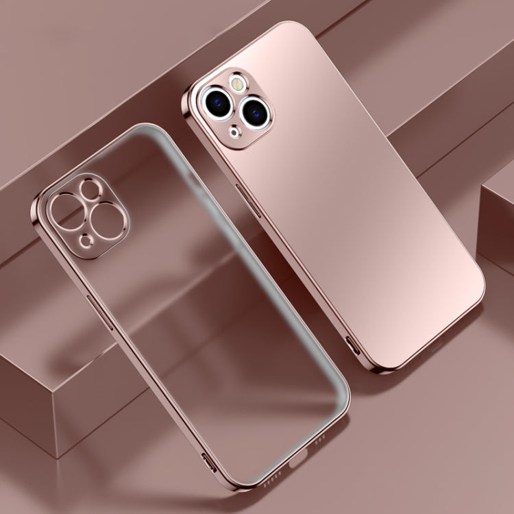 For iPhone 13 Pro Electroplated Edge Frosted TPU Shockproof Case