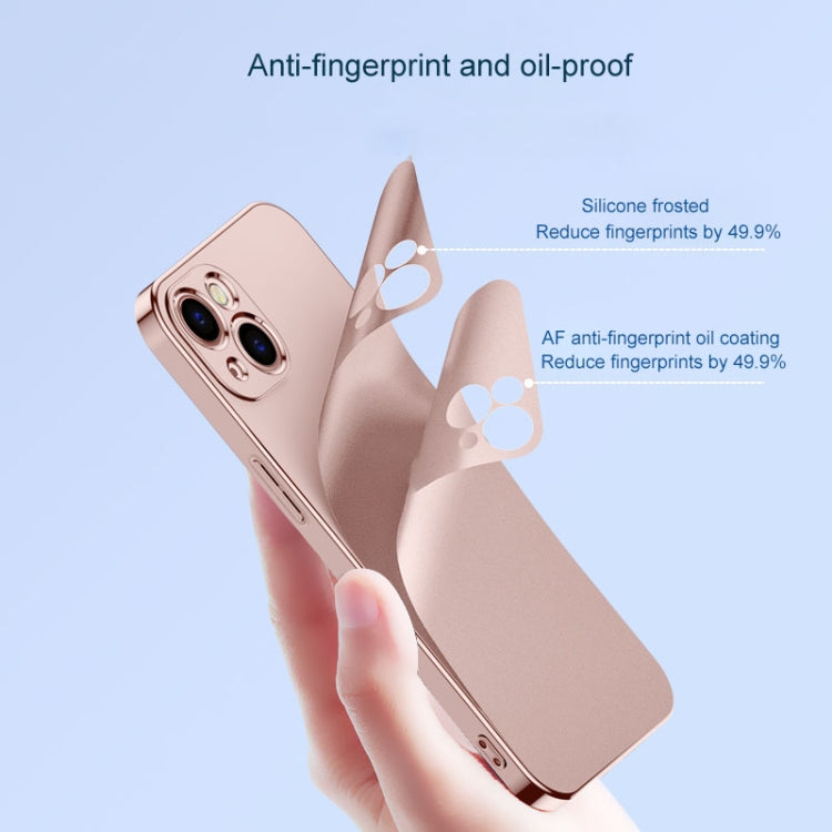 For iPhone 13 Pro Electroplated Edge Frosted TPU Shockproof Case