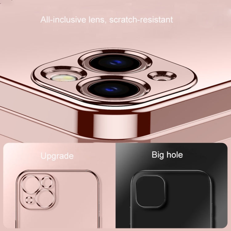 For iPhone 13 Pro Electroplated Edge Frosted TPU Shockproof Case