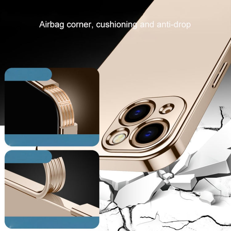 For iPhone 13 Pro Electroplated Edge Frosted TPU Shockproof Case