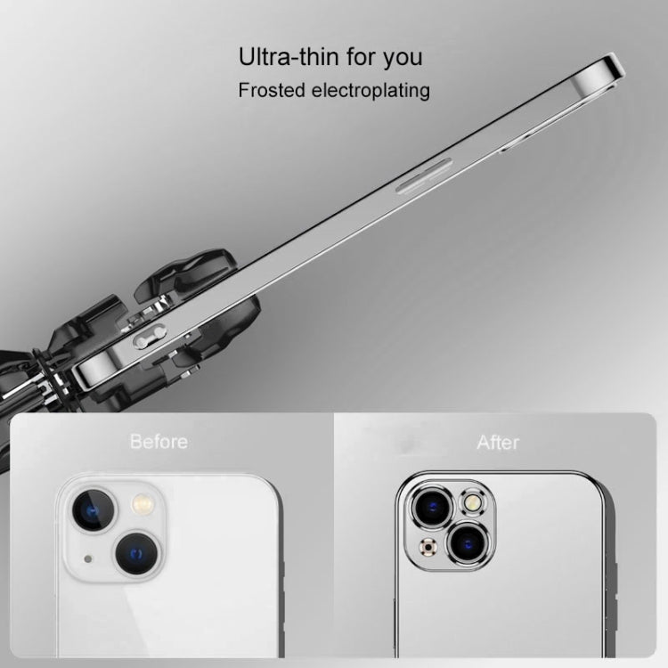For iPhone 13 Pro Electroplated Edge Frosted TPU Shockproof Case