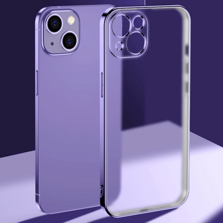 For iPhone 13 Pro Electroplated Edge Frosted TPU Shockproof Case