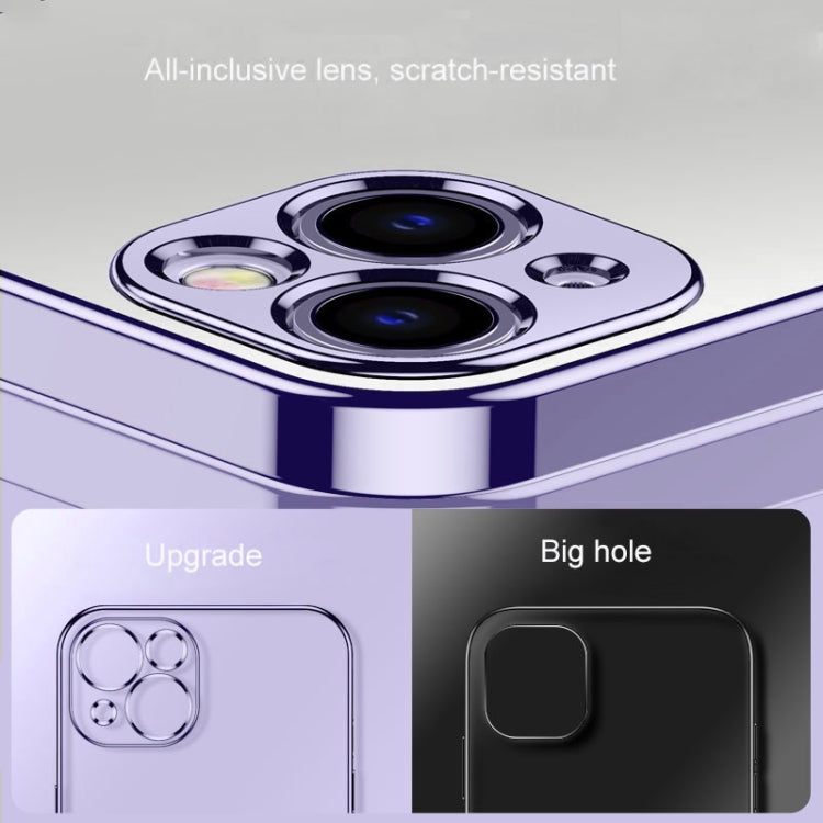 For iPhone 13 Pro Electroplated Edge Frosted TPU Shockproof Case