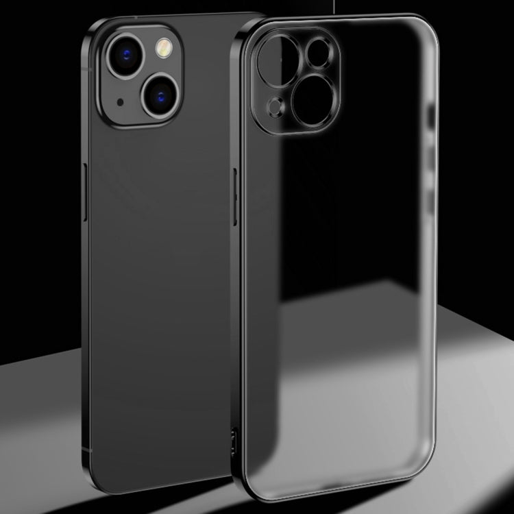 For iPhone 13 Pro Max Electroplated Edge Frosted TPU Shockproof Case