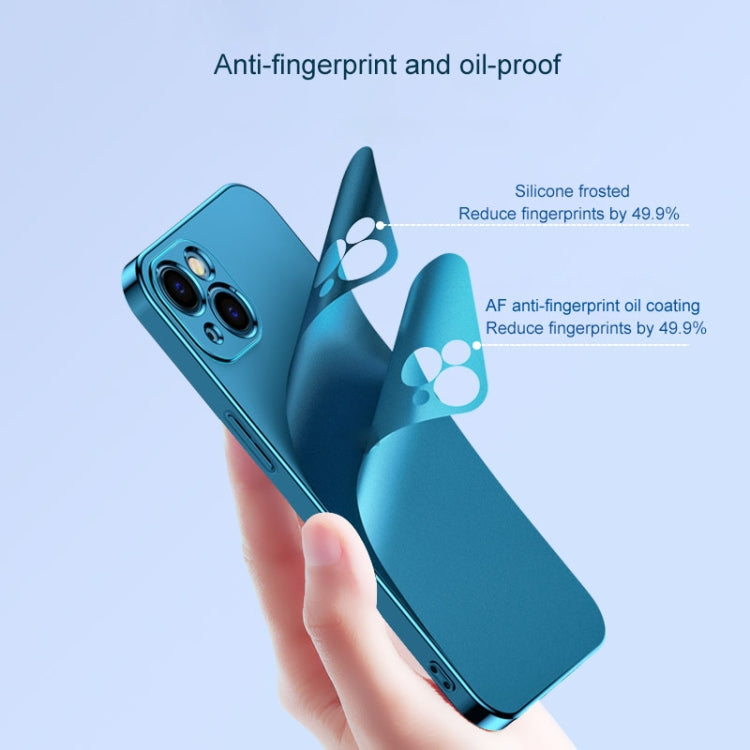 For iPhone 13 Pro Max Electroplated Edge Frosted TPU Shockproof Case