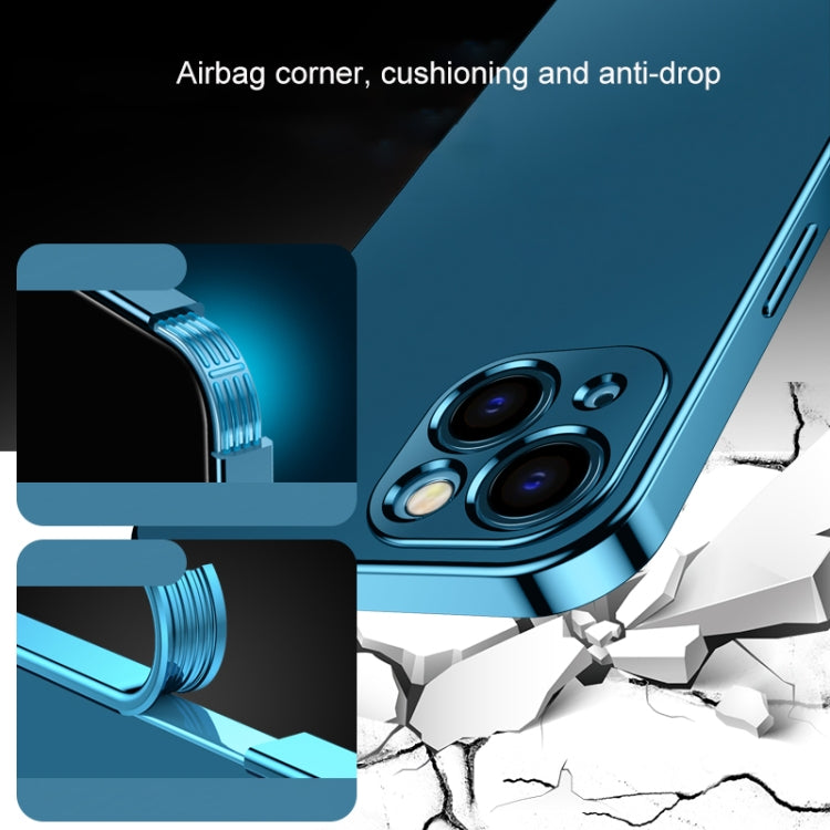 For iPhone 13 Pro Max Electroplated Edge Frosted TPU Shockproof Case