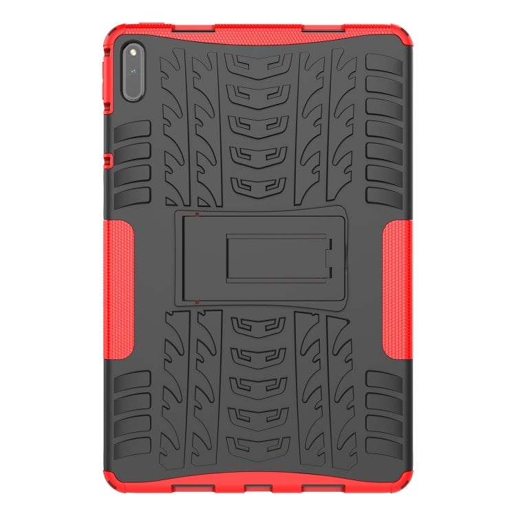 For Huawei MatePad 11 Tire Texture Shockproof TPU+PC Protective Case with Holder