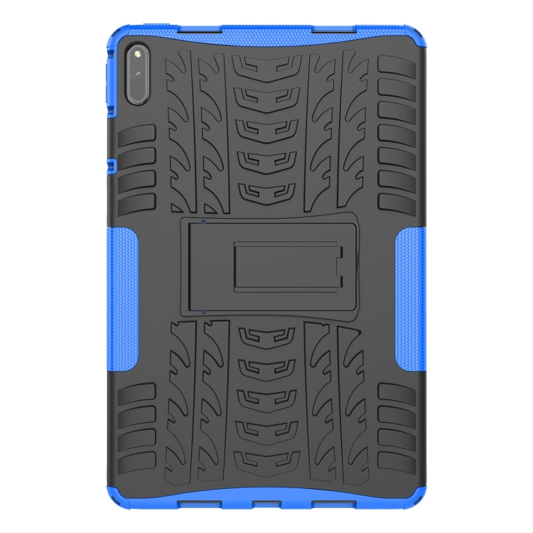 For Huawei MatePad 11 Tire Texture Shockproof TPU+PC Protective Case with Holder