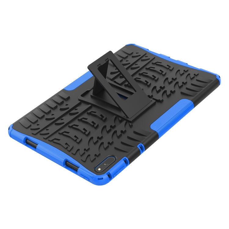 For Huawei MatePad 11 Tire Texture Shockproof TPU+PC Protective Case with Holder