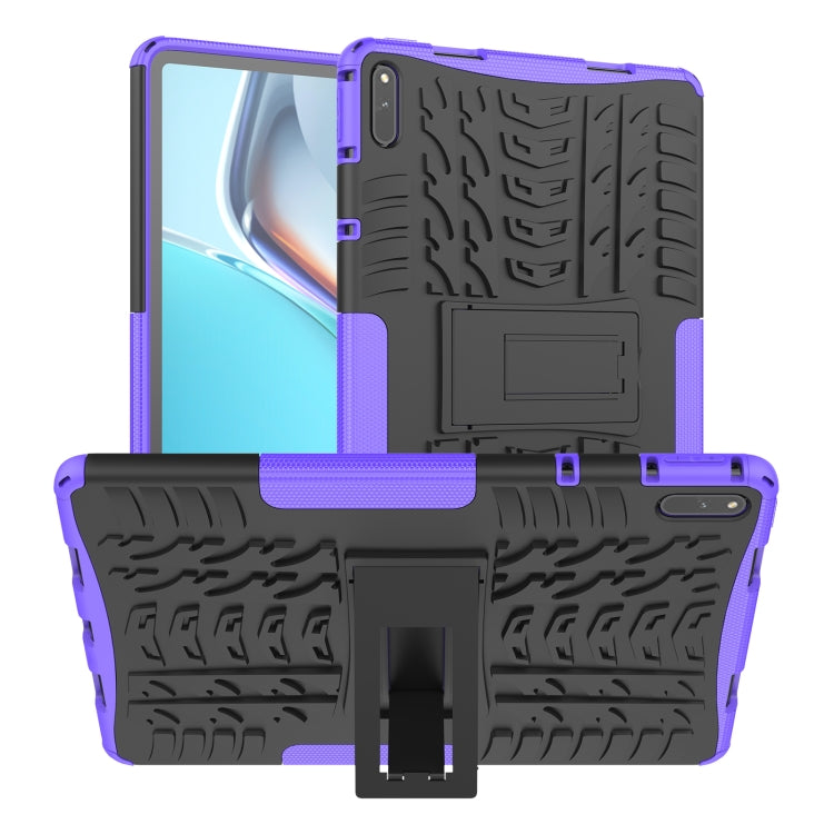 For Huawei MatePad 11 Tire Texture Shockproof TPU+PC Protective Case with Holder