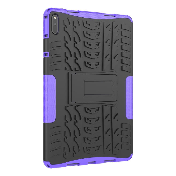For Huawei MatePad 11 Tire Texture Shockproof TPU+PC Protective Case with Holder