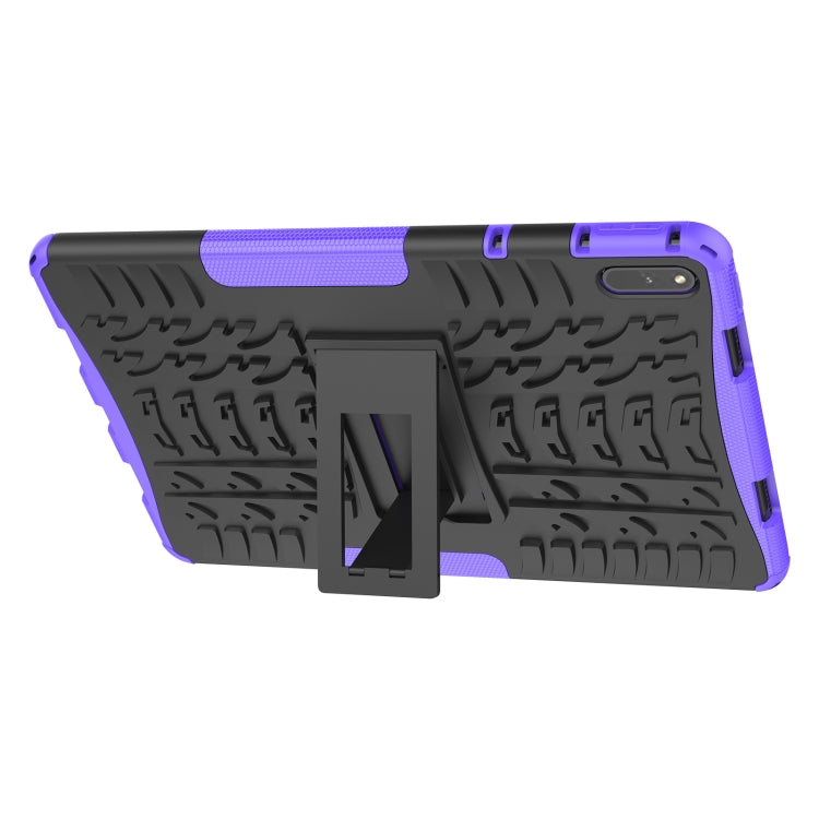 For Huawei MatePad 11 Tire Texture Shockproof TPU+PC Protective Case with Holder