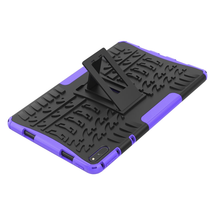 For Huawei MatePad 11 Tire Texture Shockproof TPU+PC Protective Case with Holder