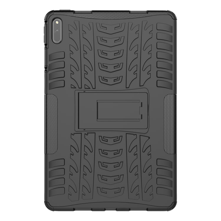 For Huawei MatePad 11 Tire Texture Shockproof TPU+PC Protective Case with Holder