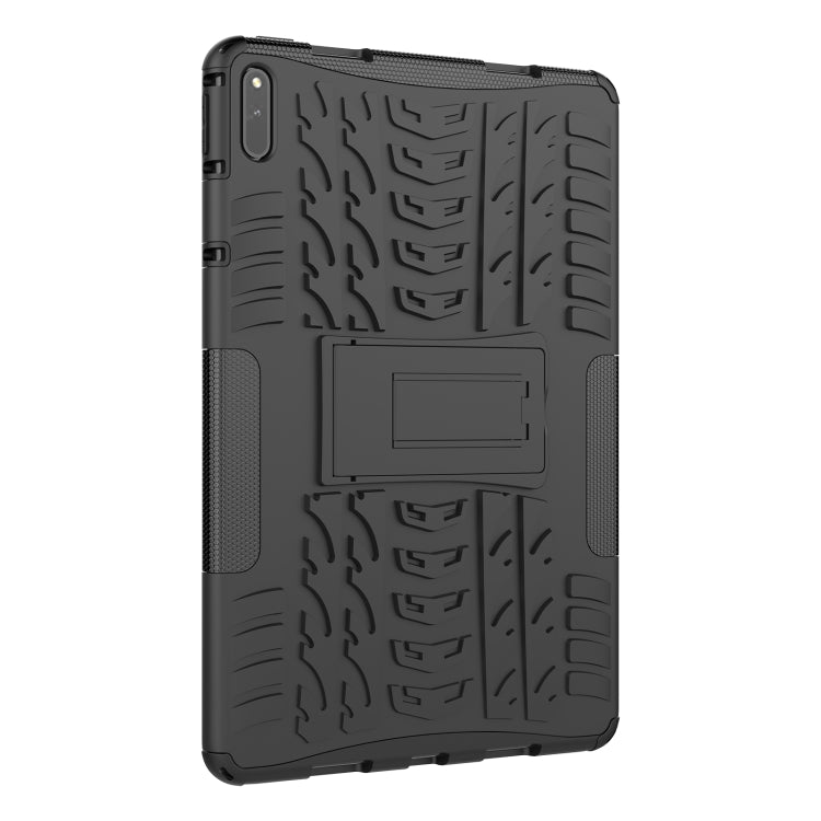 For Huawei MatePad 11 Tire Texture Shockproof TPU+PC Protective Case with Holder
