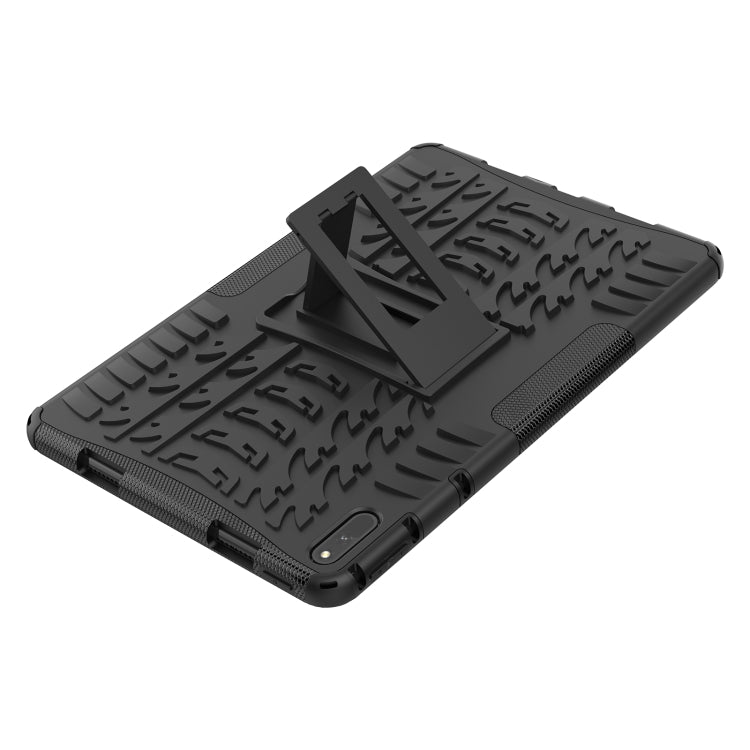 For Huawei MatePad 11 Tire Texture Shockproof TPU+PC Protective Case with Holder