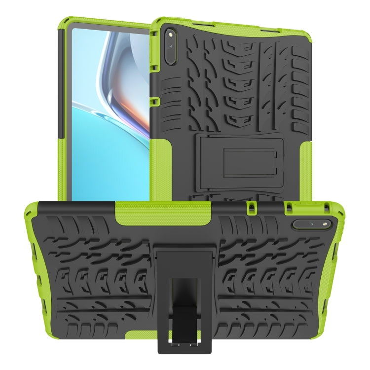 For Huawei MatePad 11 Tire Texture Shockproof TPU+PC Protective Case with Holder