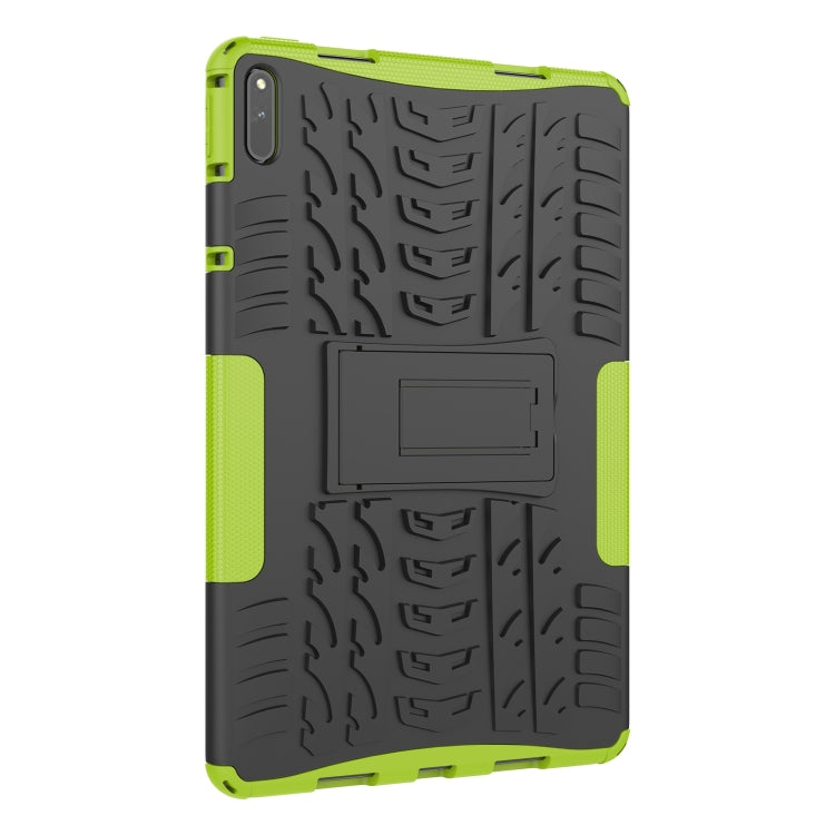 For Huawei MatePad 11 Tire Texture Shockproof TPU+PC Protective Case with Holder