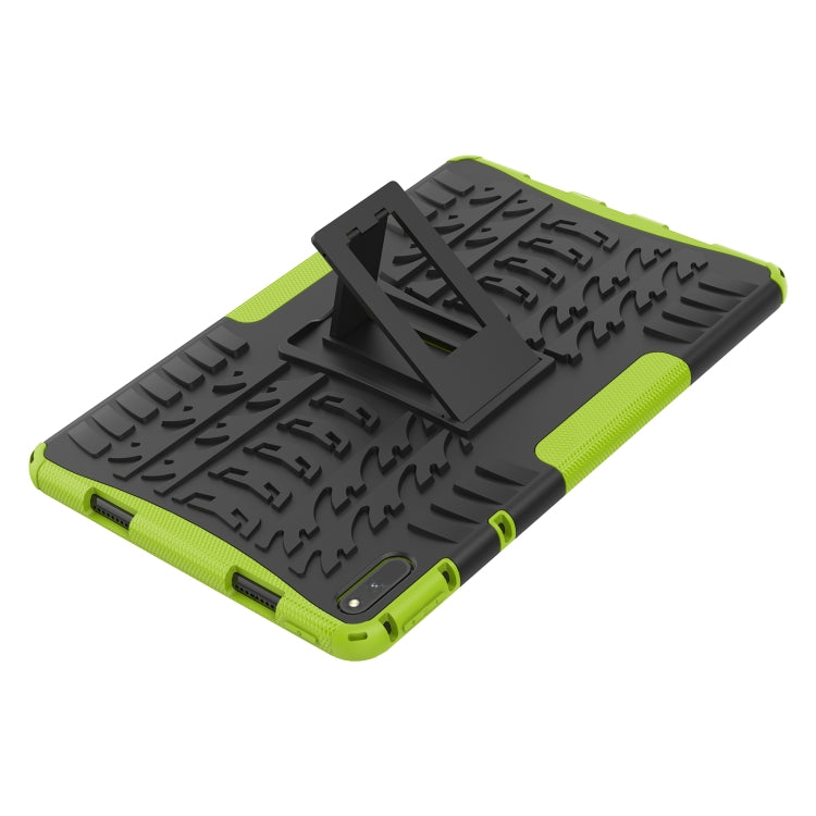 For Huawei MatePad 11 Tire Texture Shockproof TPU+PC Protective Case with Holder
