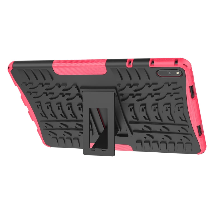 For Huawei MatePad 11 Tire Texture Shockproof TPU+PC Protective Case with Holder