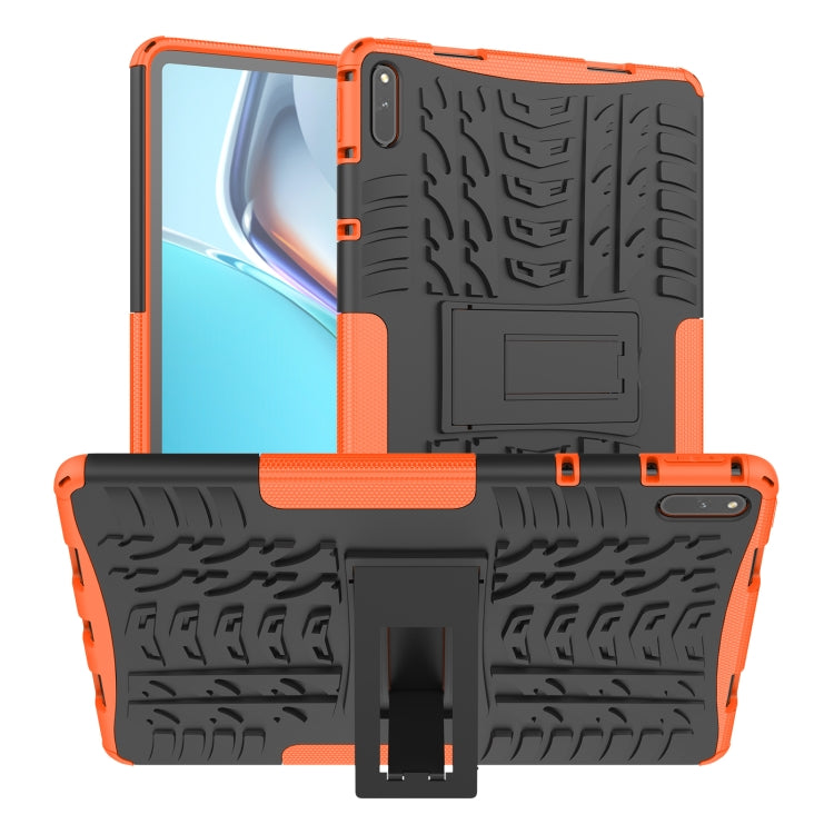 For Huawei MatePad 11 Tire Texture Shockproof TPU+PC Protective Case with Holder