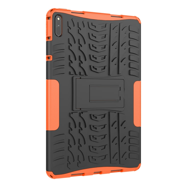 For Huawei MatePad 11 Tire Texture Shockproof TPU+PC Protective Case with Holder
