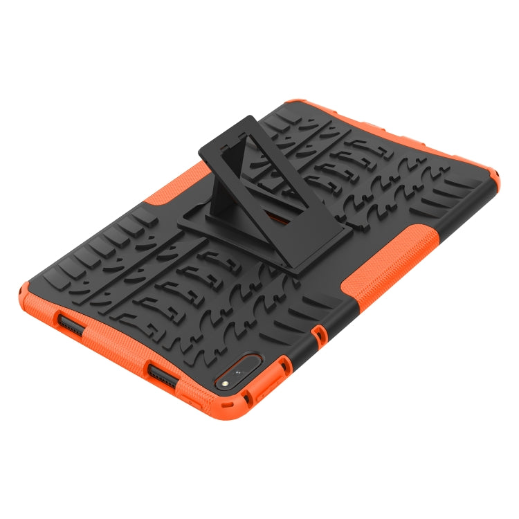 For Huawei MatePad 11 Tire Texture Shockproof TPU+PC Protective Case with Holder