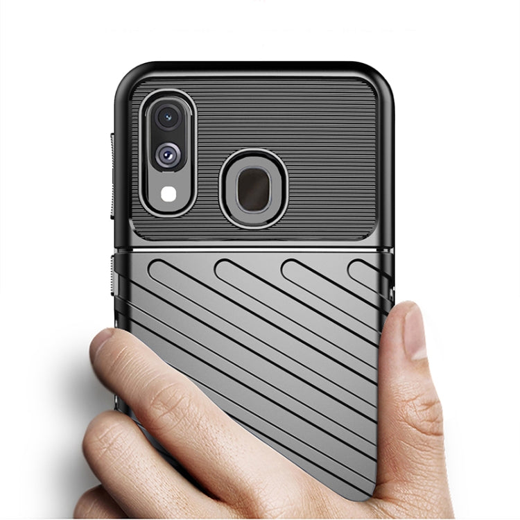 For Galaxy A40 Thunderbolt Shockproof TPU Soft Case