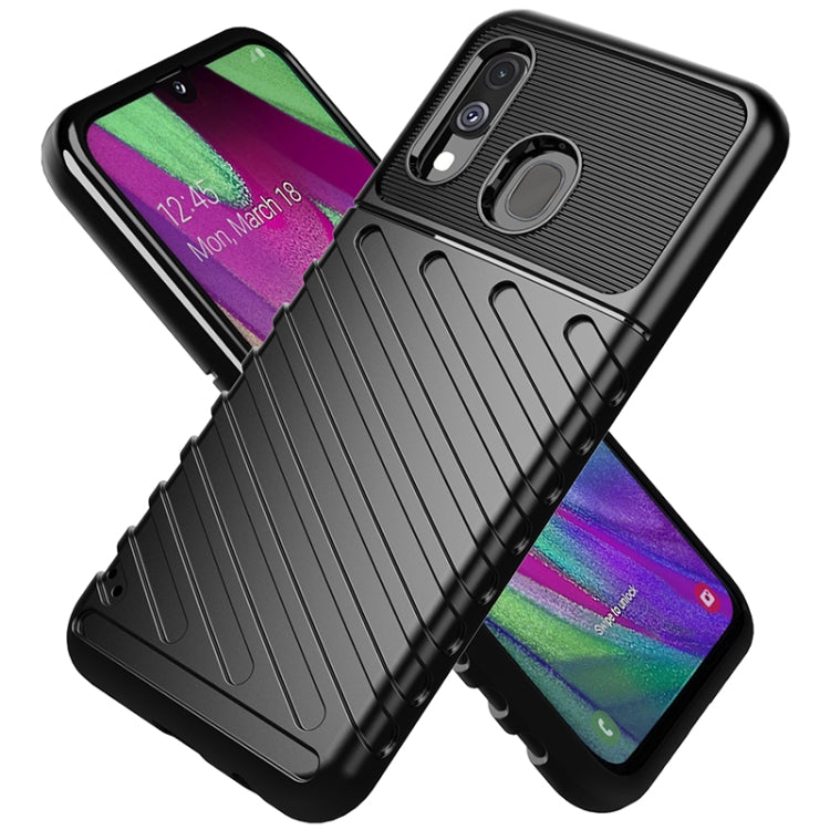 For Galaxy A40 Thunderbolt Shockproof TPU Soft Case