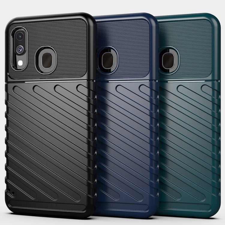 For Galaxy A40 Thunderbolt Shockproof TPU Soft Case