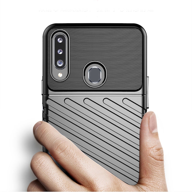 For Galaxy A20s Thunderbolt Shockproof TPU Soft Case