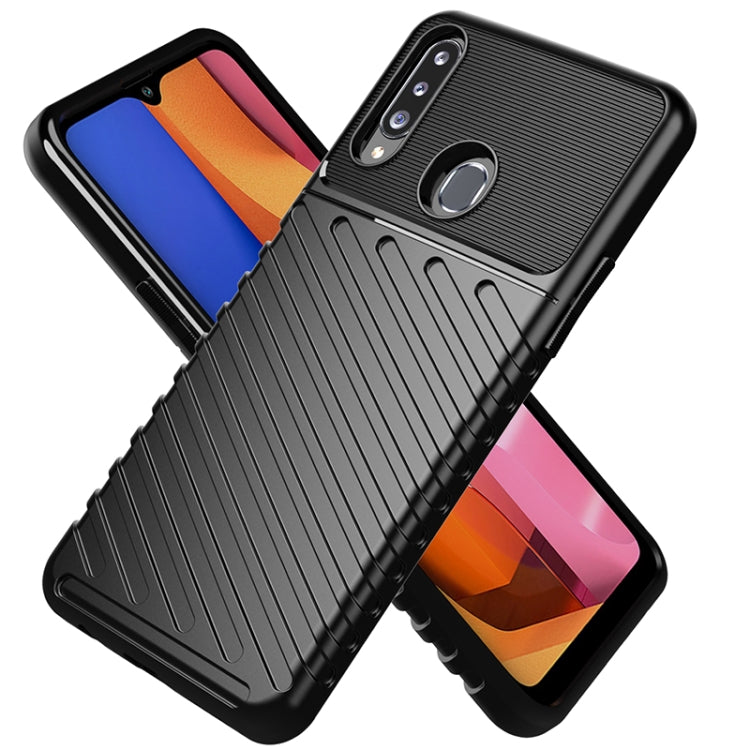 For Galaxy A20s Thunderbolt Shockproof TPU Soft Case