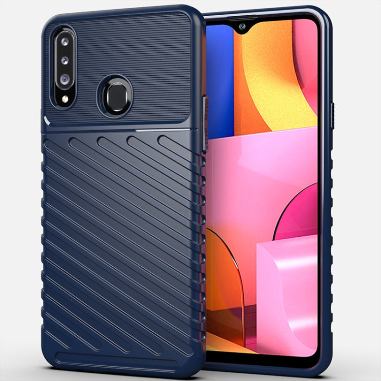 For Galaxy A20s Thunderbolt Shockproof TPU Soft Case