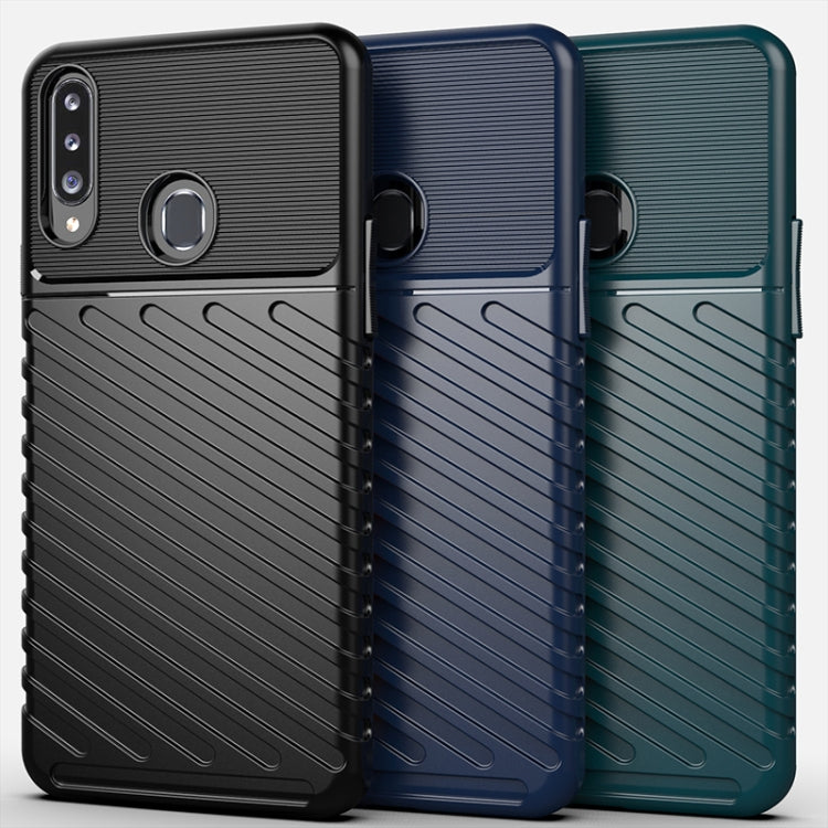 For Galaxy A20s Thunderbolt Shockproof TPU Soft Case