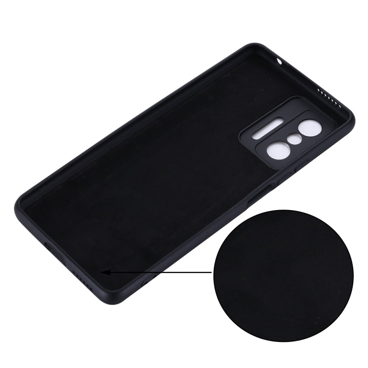 For Xiaomi 11T 5G Solid Color Liquid Silicone Dropproof Full Coverage Protective Case