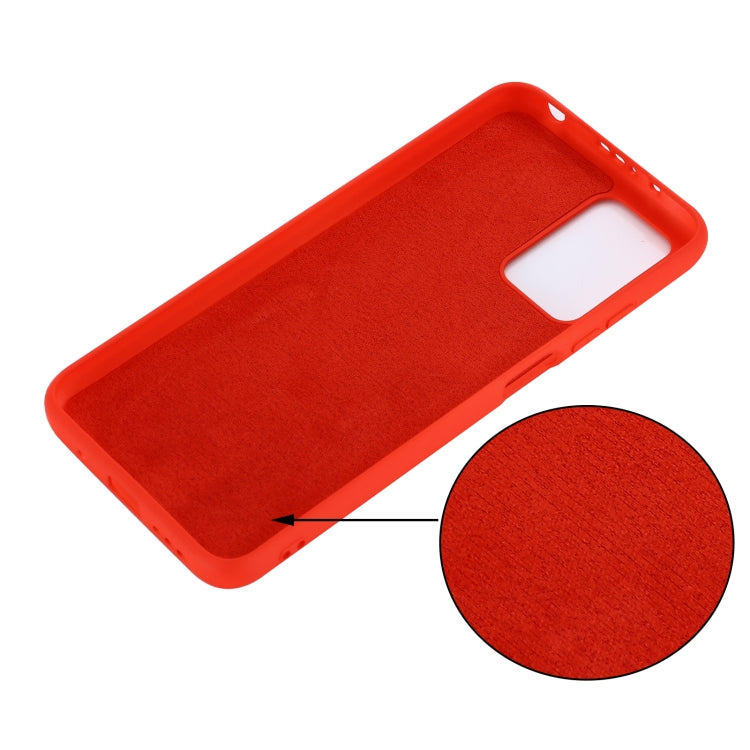 For Xiaomi Redmi 10 Solid Color Liquid Silicone Dropproof Full Coverage Protective Case