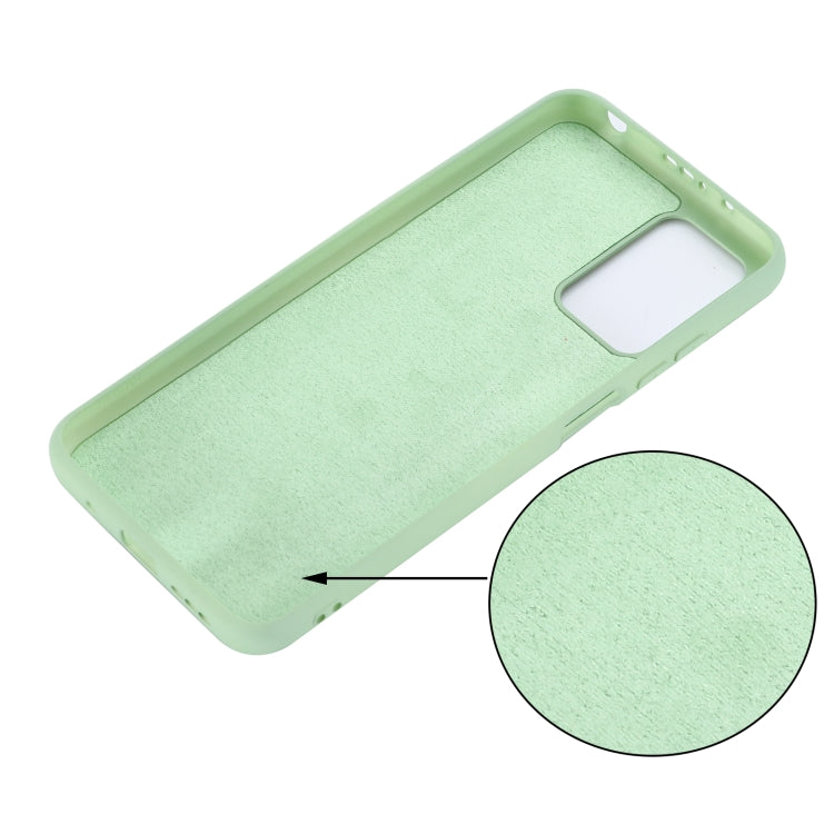 For Xiaomi Redmi 10 Solid Color Liquid Silicone Dropproof Full Coverage Protective Case