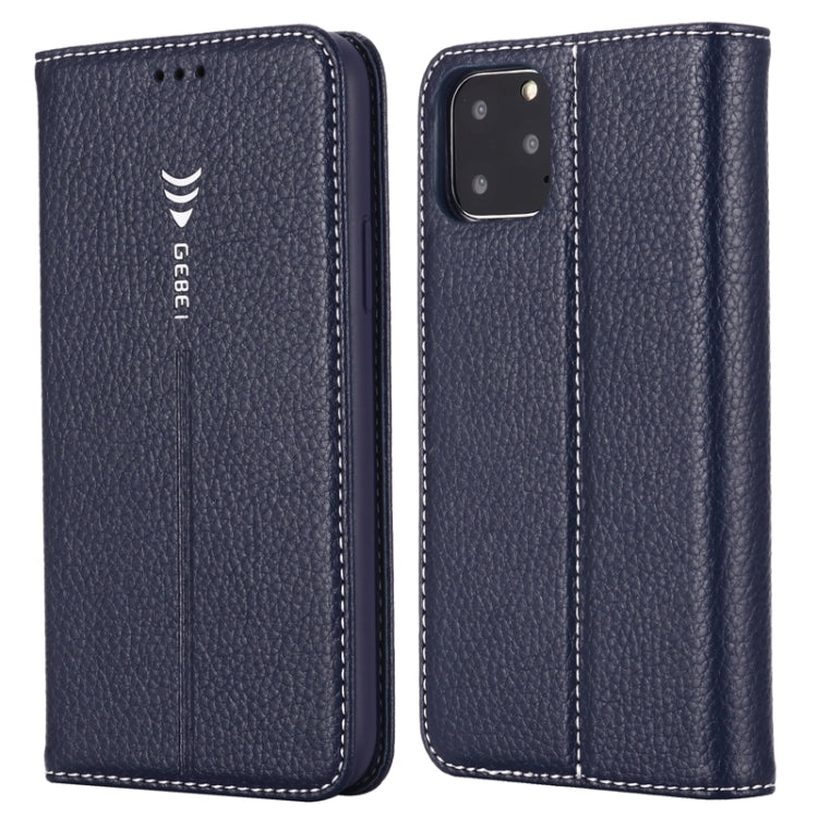 For iPhone 11 Pro GEBEI PU+TPU Horizontal Flip Protective Case with Holder & Card Slots