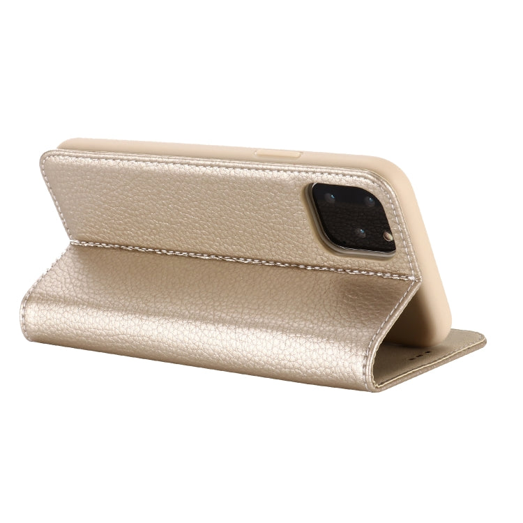 For iPhone 11 Pro GEBEI PU+TPU Horizontal Flip Protective Case with Holder & Card Slots