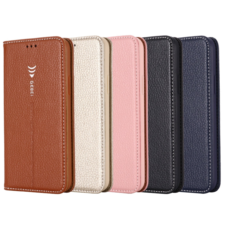 For iPhone 11 Pro GEBEI PU+TPU Horizontal Flip Protective Case with Holder & Card Slots