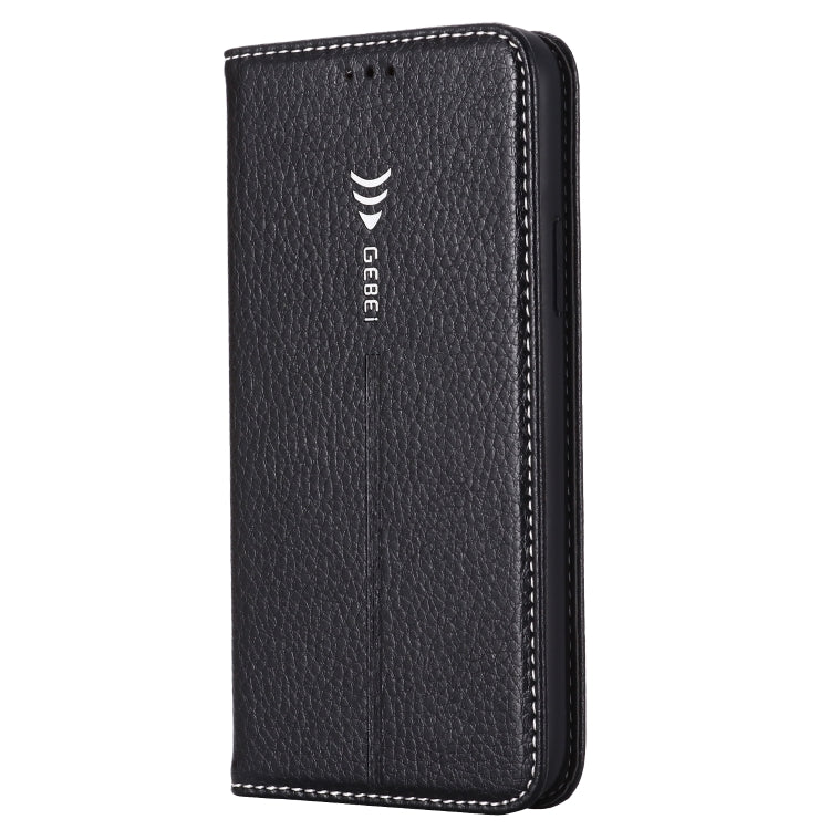 For iPhone 11 Pro Max GEBEI PU+TPU Horizontal Flip Protective Case with Holder & Card Slots