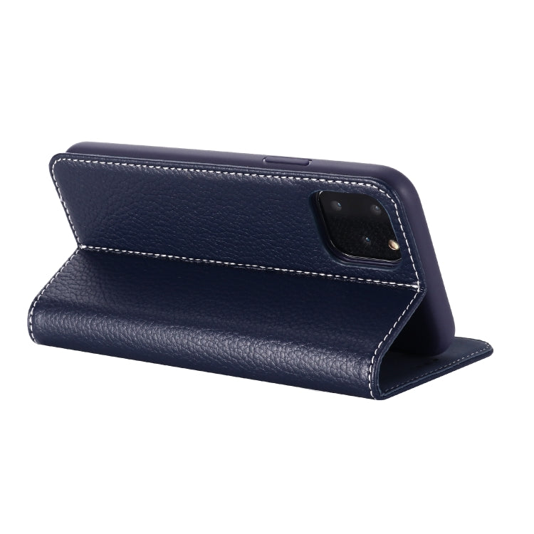For iPhone 11 Pro Max GEBEI PU+TPU Horizontal Flip Protective Case with Holder & Card Slots