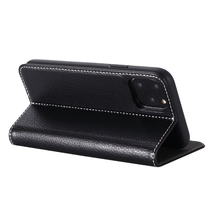For iPhone 11 Pro Max GEBEI PU+TPU Horizontal Flip Protective Case with Holder & Card Slots