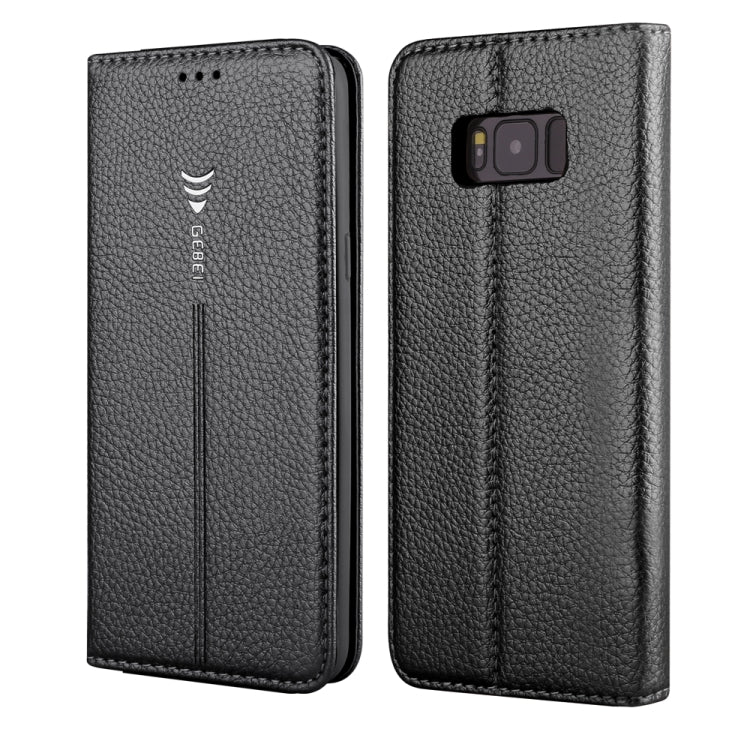 For Galaxy S8 GEBEI PU+TPU Horizontal Flip Protective Case with Holder & Card Slots