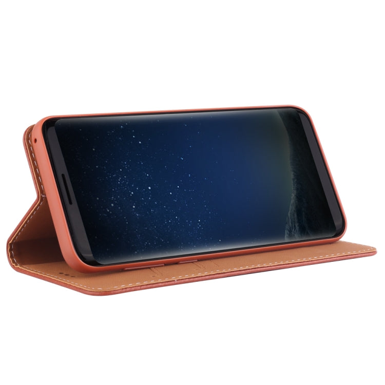 For Galaxy S8 GEBEI PU+TPU Horizontal Flip Protective Case with Holder & Card Slots